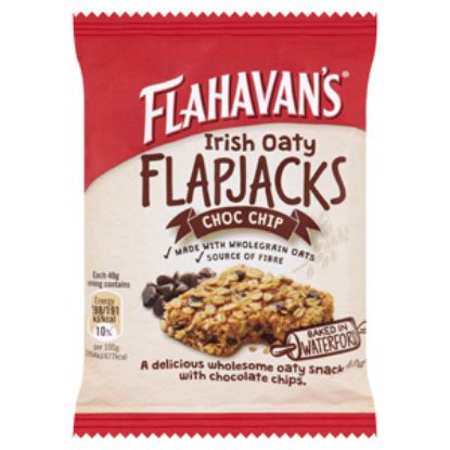 Picture of Flapjack Choc Chip Flahavans 40g  x24